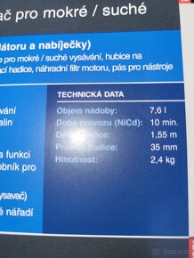 Vysavač Aku Ryobi ONE+........nový - 5