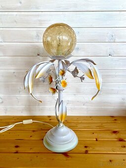 Stará romantická stolní lampa - 5