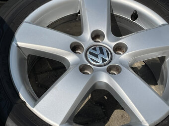 Alu kola 5x112 original Volkswagen 205/55 R16 Dunlop - 5
