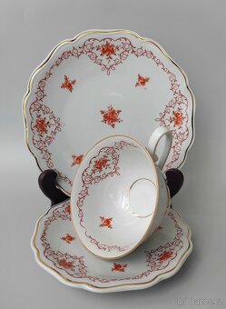 Elegantní porcelánová čajová sada od Lichte VEB (1949-65) - 5