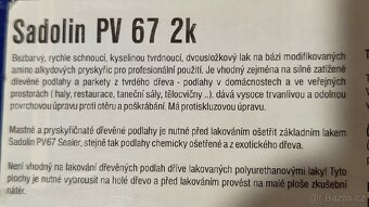 Sadolin PV 67 2k dvousložkový lak na podlahy - 5