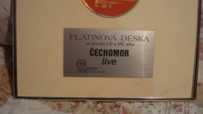 Platinová deska Čechomor live 2002 - 5