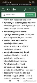 Stříbro, řetízek Olivie - 5