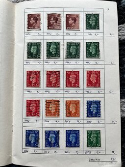Známky Anglie 1900+, 380 známek - 5