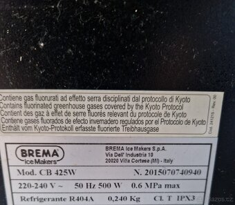 Výrobník ledu BREMA - RM GASTRO - 5