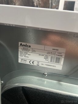 Sušička Amica SUPF 810 W – 8 kg, TOP stav - 5