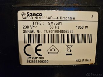 plnoautomatický kávovar Saeco Xelsis SM7581 - 5