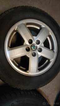 Kola zimní 195/65 R15, rozteč 5x100 fabia,octavia - 5