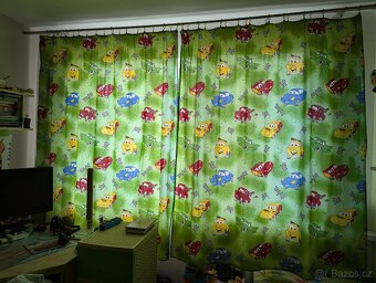 Set zavesy, povleceni, prehoz a kapsar Blesk Mc Queen - 5