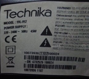 Led TV technika 19L-912 - 5