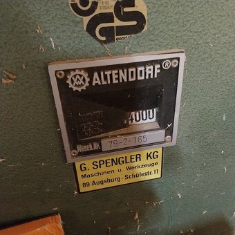 Formátovací pila Altendorf F90 - 5