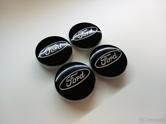 Středové krytky Ford, 54x52mm Black - 5