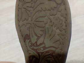 Dívčí/dětské sandály, bílé, vel. 34 - 5