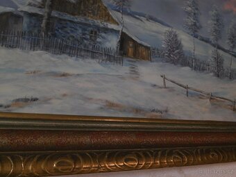 Obrovský obraz zima na Křižánkách + další obrazy - 5