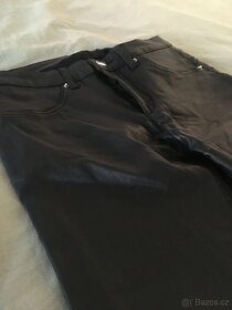 Černé koženkové skinny kalhoty Tally Weijl - 5