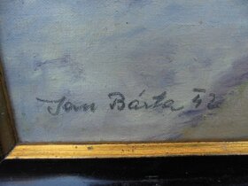 OBRAZ OLEJ NA PLÁTNĚ-JAN BÁRTA-1942 - 5