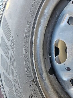 Prodám sadu pneu Fabia 1 - 5