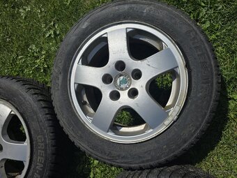 Sada alu kol 5x100 Škoda fabia 1 - 5