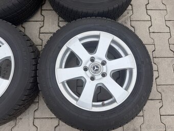 4x al kola 5x112 16 + pneu zimní 205/65 R16C - 5