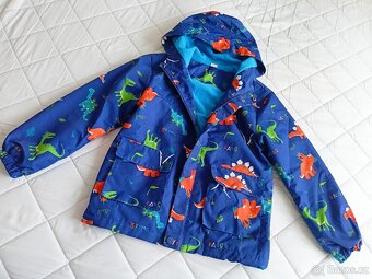 Dětská nepromokavá DINO bunda, vel.128/134 - 5