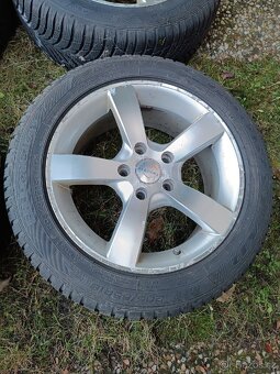 Zimní ALU sada kol VW golf 6 VI 205/55 R16 - 5