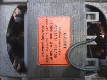 Motor s regulací 220V - 360 W / 0 až 11500 otáček - 5