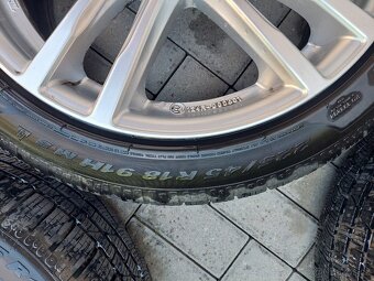 Kola + zimní pneumatiky Pirelli - 18" na BMW - 5