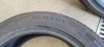 Prodám 2 letní pneumatiky 225/45 R17 - 5