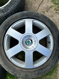Originální hliníkové disky Škoda R16 5x112 - 5