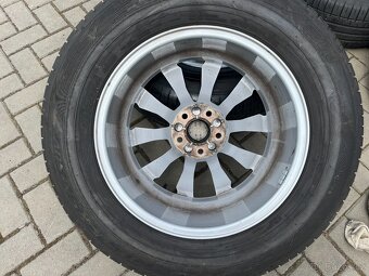 4x zánovní alu disky 5x112 R17, letní pneu 80% - 5