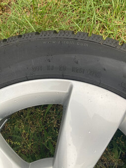 Alu kola 5x100 Škoda Fabia 3 se zimními pneu 185/60 R15 - 5
