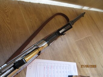 Puška Gew 88 LOEWE BERLIN , náboje , TORMENTACE řemen Gewehr - 5