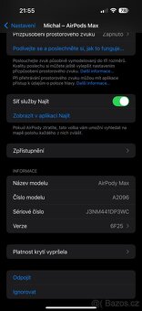 Apple AirPods Max – stříbrné, Lightning (2023), TOP stav - 5