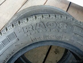 Pneumatiky RA08 o rozměrech 145R 13C - 5