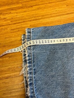 Bershka džíny modré baggy vel. 36 - 5