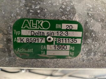 Náprava Karavanu AL-KO Delta sin 12 - 5