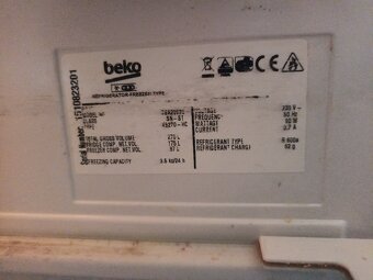 Lednice BEKO 270L - 2-dveř.,175+87L - 5