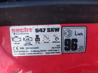 Benzínová sekačka na trávu - 5