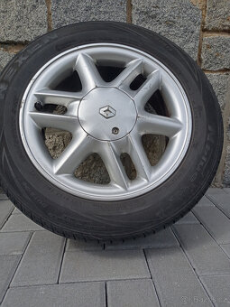 4x ALU disky Renault s letni pneu - 5
