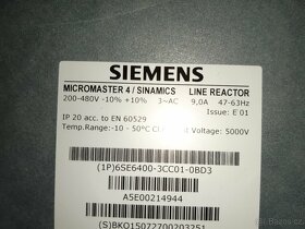 Síťová tlumivka Siemens 6SE6400-3CC01-0BD3 - 5
