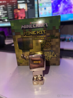 Pravý zlatý Creeper z Minecraft Mine Kit (Super Rare) od You - 5
