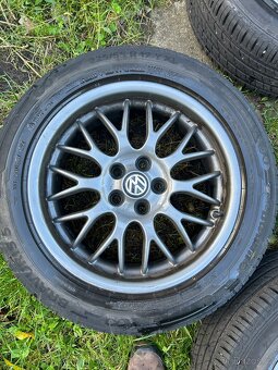 Alu kola 5x112 R17 + letní pneu - 5