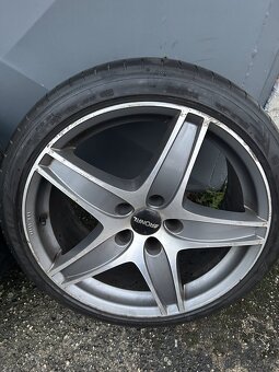 Alu kola R18 5x112 VW koncern + letní pneu 225/40/18 - 5