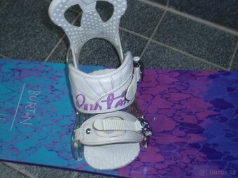 TOP DÍVČÍ SNOWBOARD BURTON FEATHER 152 CM+BURTON VÁZÁNÍ - 5