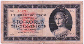 Bankovky Československo poválečné - 5