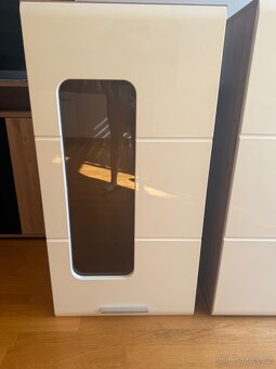 Obývací stěna Owinko, dub artisan/bílý lesk - 5