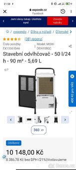 Odvlhčovač stavební - 5