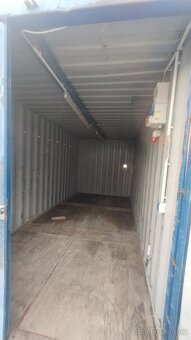 Skladový kontejner 6m délky / bouda na nářadí / s elektro - 5