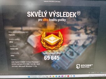 Herní 12 jádro Ryzen 9 5900X, 64GB, RTX3080 10GB, 2TB SSD - 5