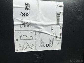Skládací židle černé IKEA - 5